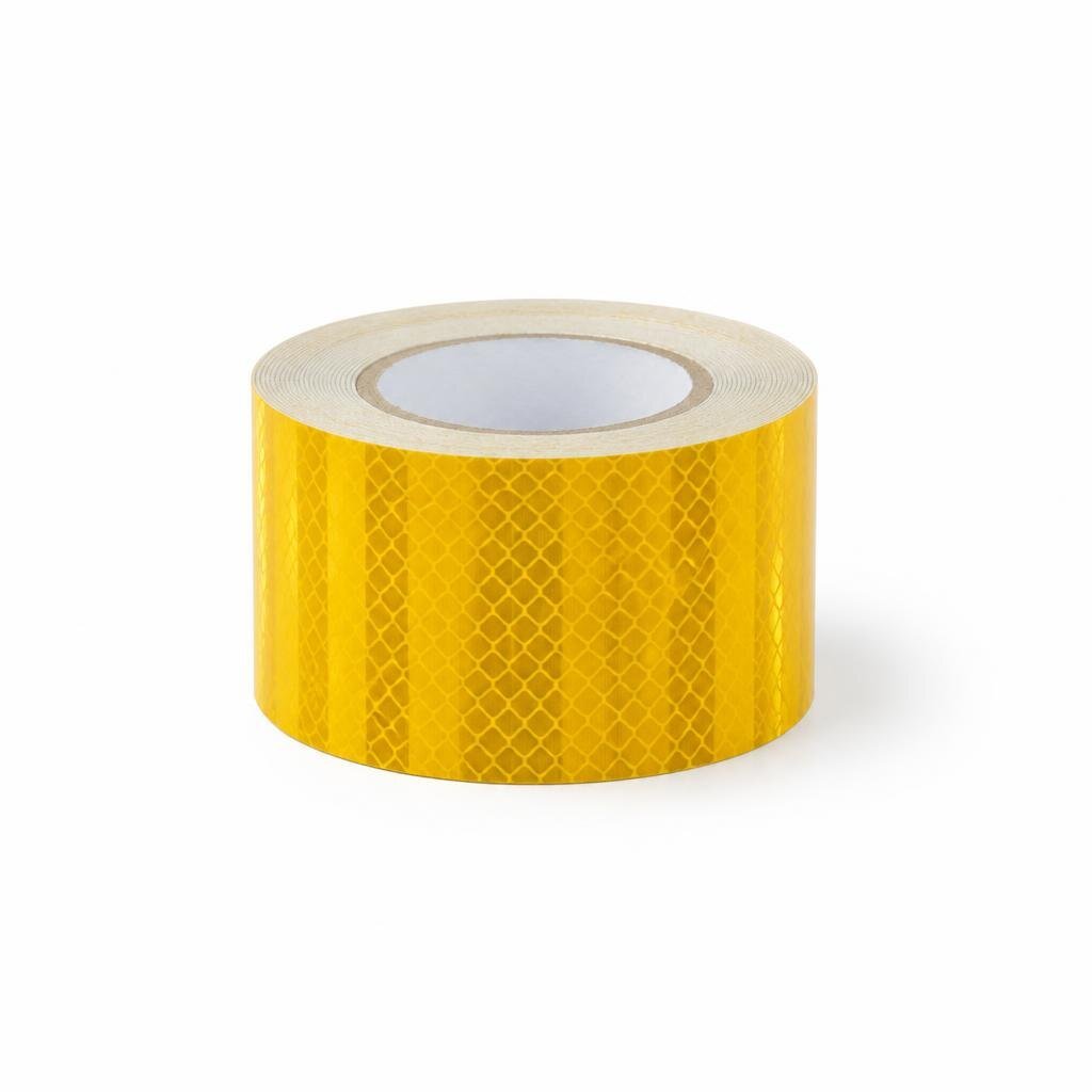 DOSAFE 2" X 5M SELF ADHESIVE REFLECTIVE TAPE-YlW