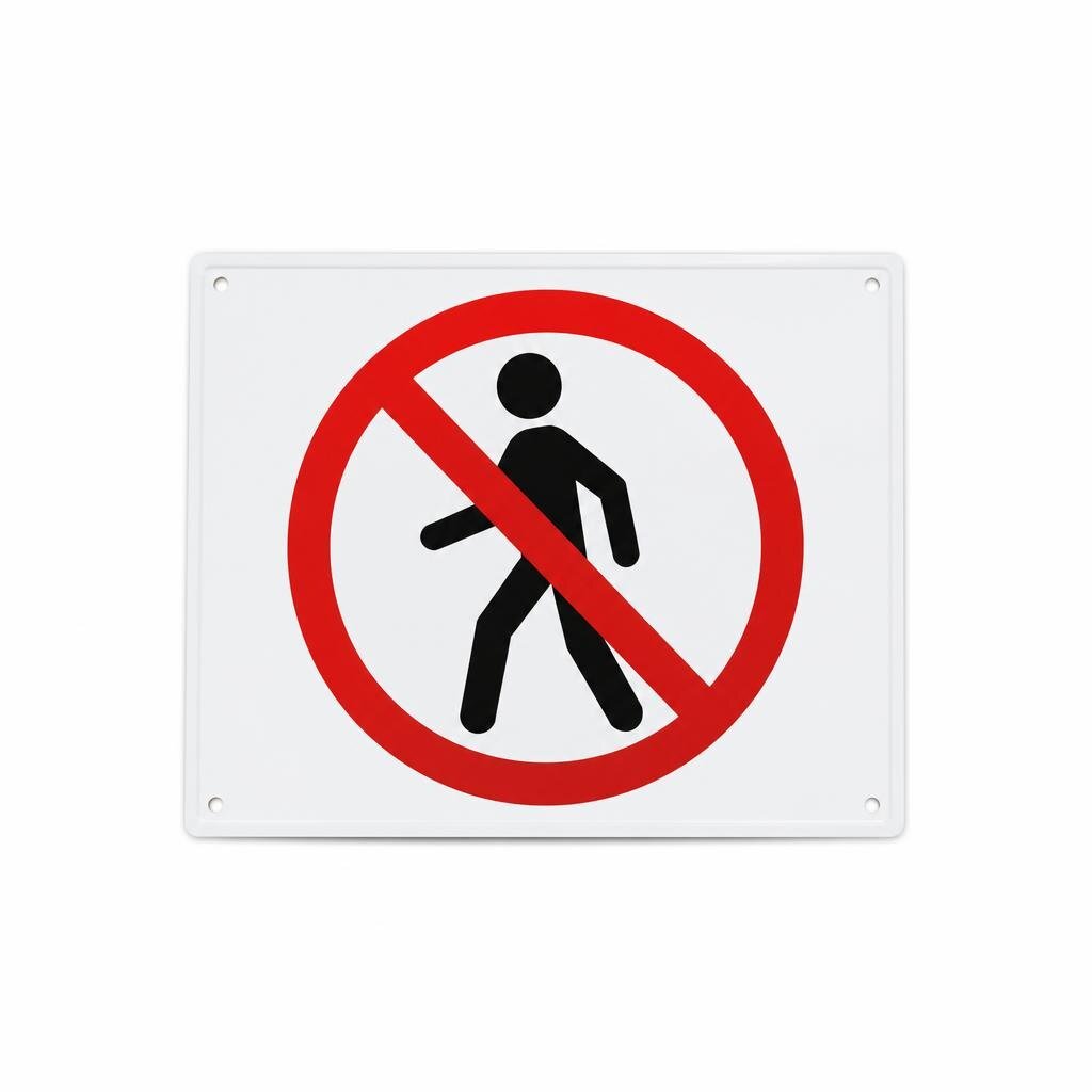 SAFETY SIGNAGES (NO ENTRY)