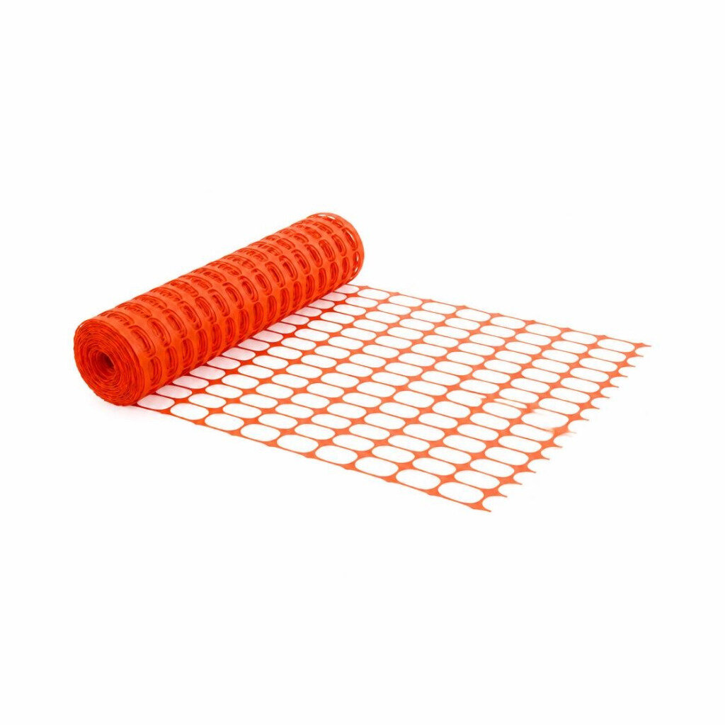 1M X 50M WARNING BARRIER FENCING - ORANGE