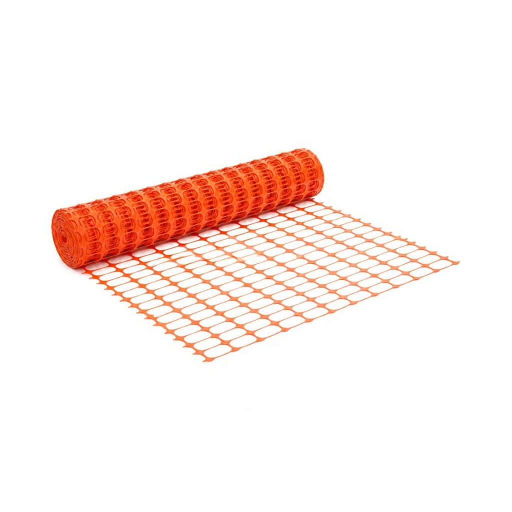1M X 20M WARNING BARRIER FENCING - ORANGE