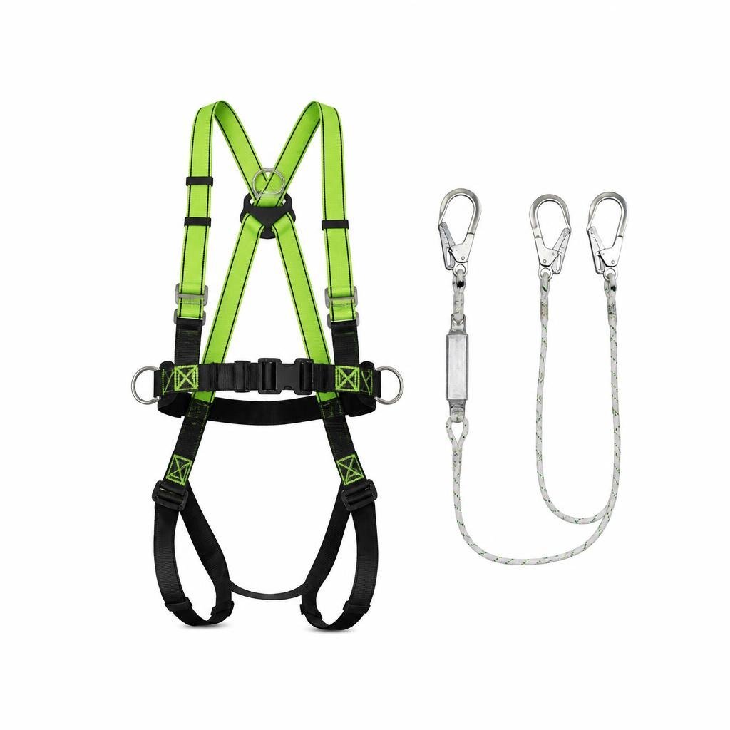 PTH FULL BODY SAFETY HARDNESS WITH 2PC LANYARD