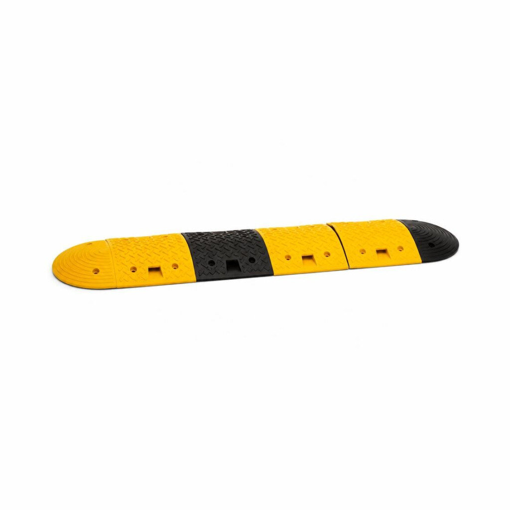 1M RUBBER SPEED HUMP - YELLOW/BLACK