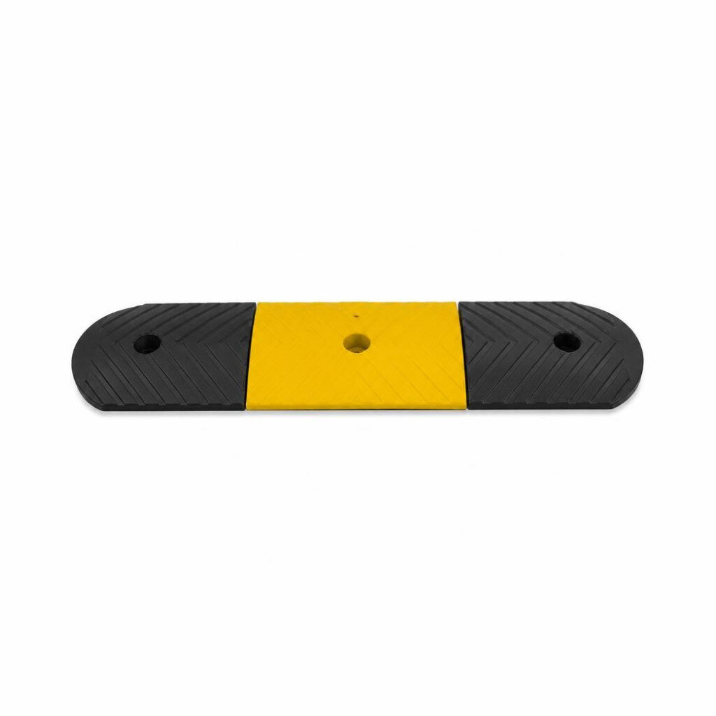 V80-18-001-001 7CM RUBBER SPEED HUMP - W/SCREW