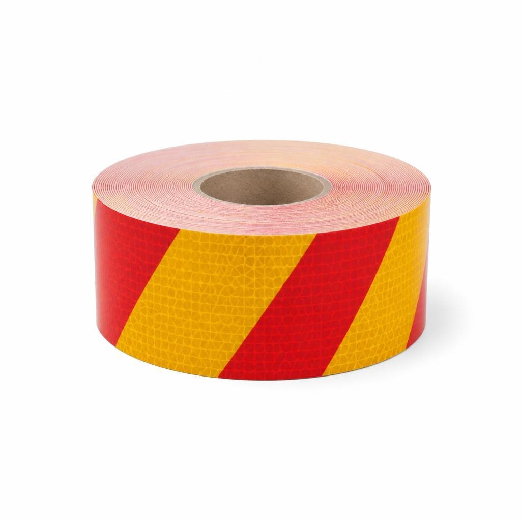 2" X 50M DIAMOND GRADE REFLECTIVE STICKER-RED YLW