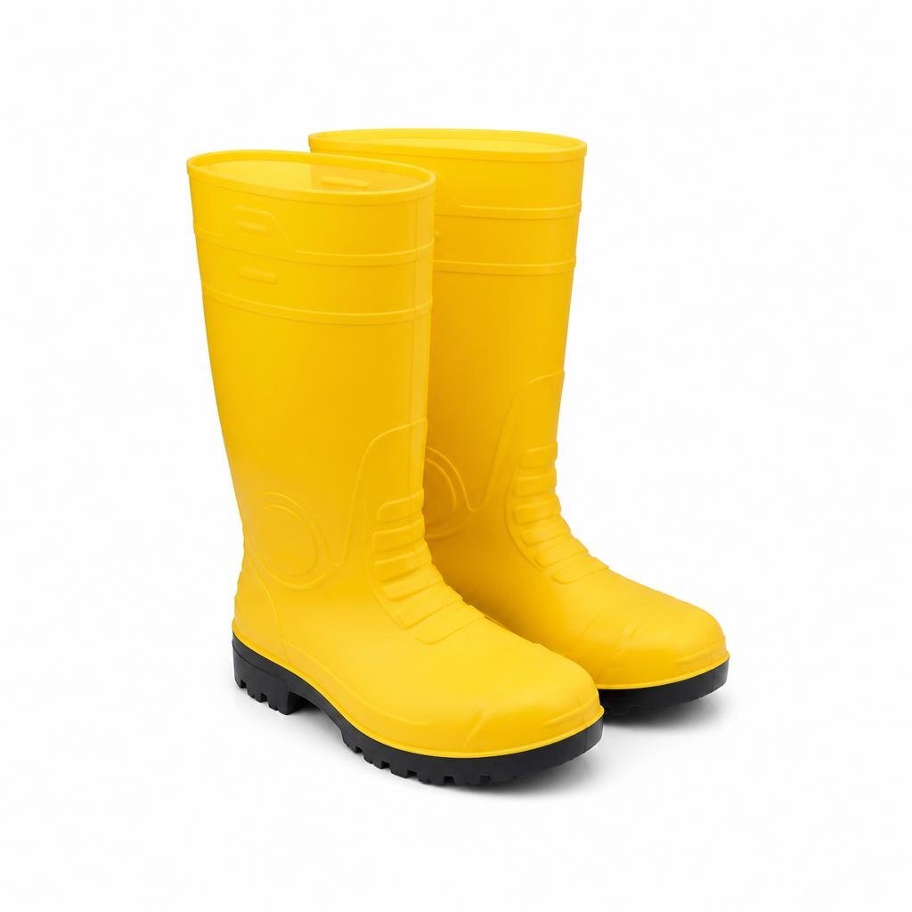OSPREY #08/42 YELLOW SAFETY RUBBER BOOTS (STEEL TOP CAP & MIDSOLE)