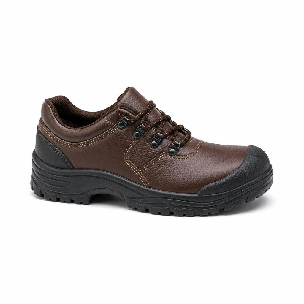 HOUSE BRADFORD #06/40 L/C SAFETY SHOES BROWN