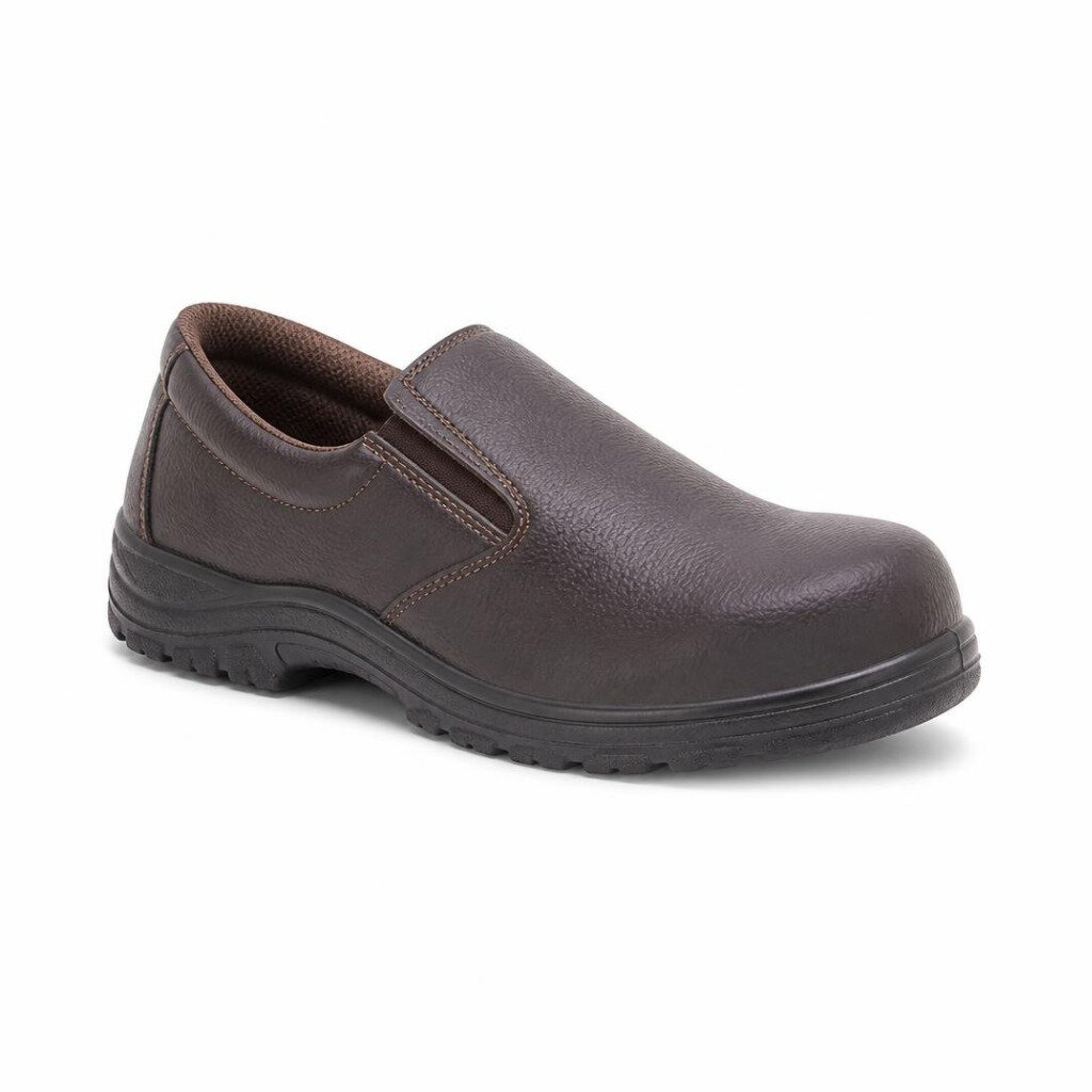 HAMMER KING HK-3002 06/40 SAFETY KITCHEN SHOES - BROWN