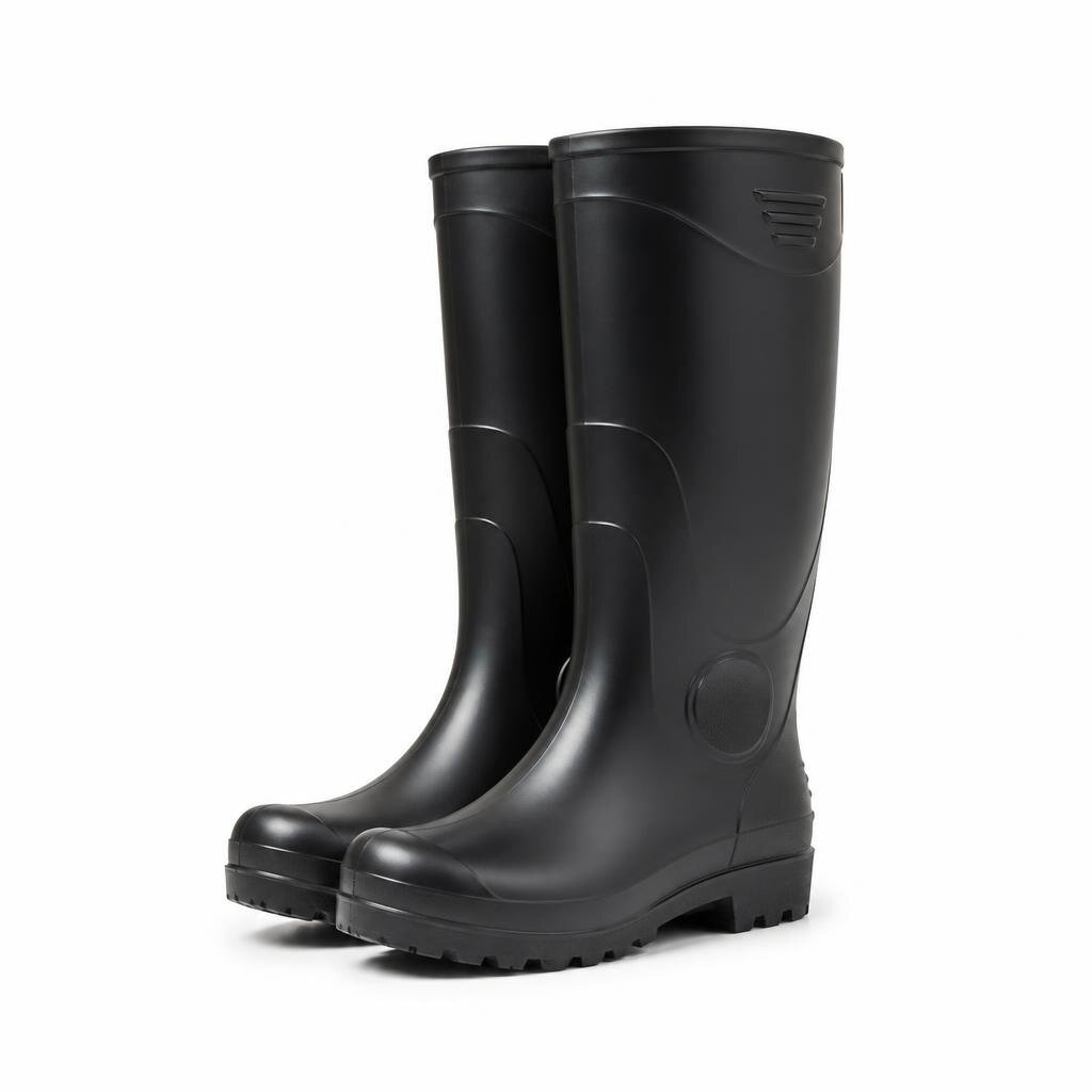 KORAKOH 7000 #10/43 BLACK LONG RAINSHOES