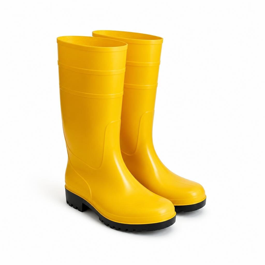WORKER 8000 #09 YELLOW SAFETY RAINBOOTS