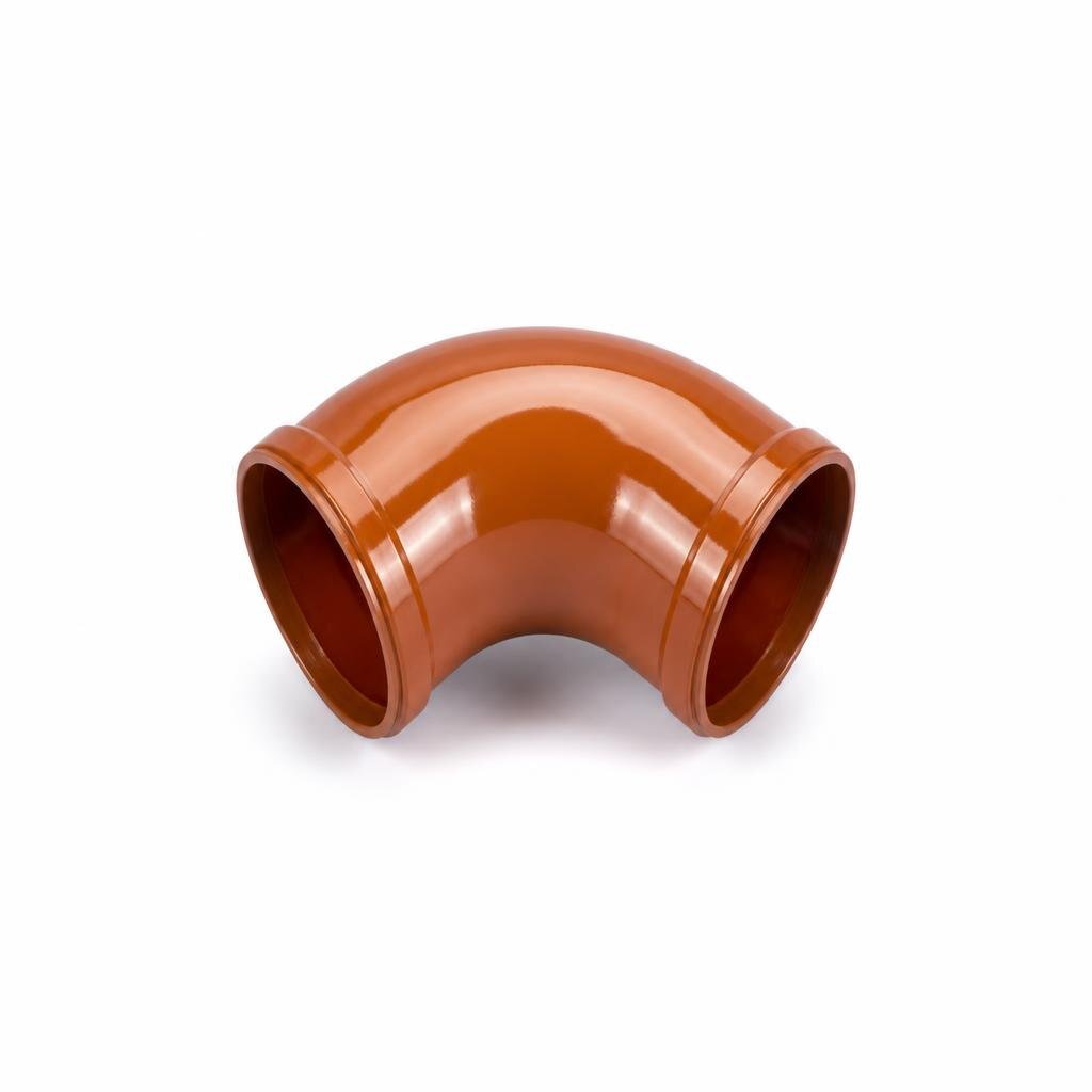 9" X 90* ROUND GLAZED BEND