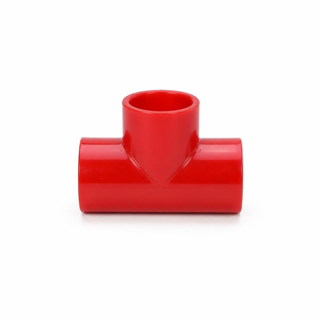 25 X 15MM PVC RED. TEE