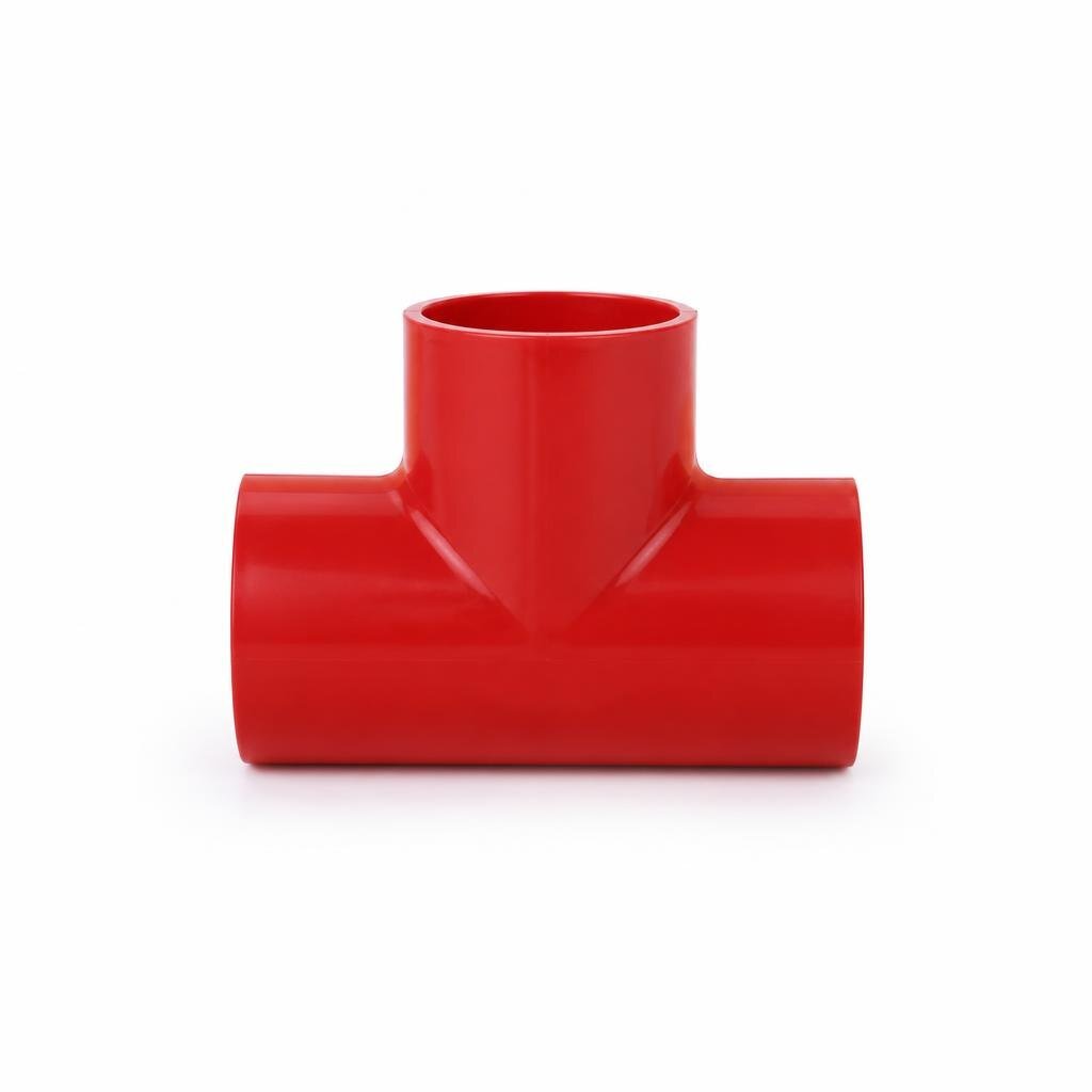 40 X 32MM PVC RED. TEE