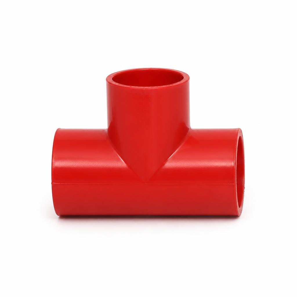 50 X 20MM PVC RED. TEE