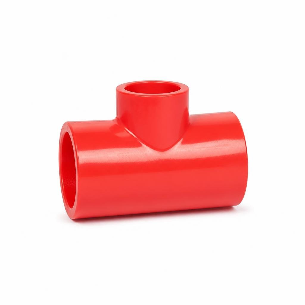 50 X 15MM PVC RED. TEE