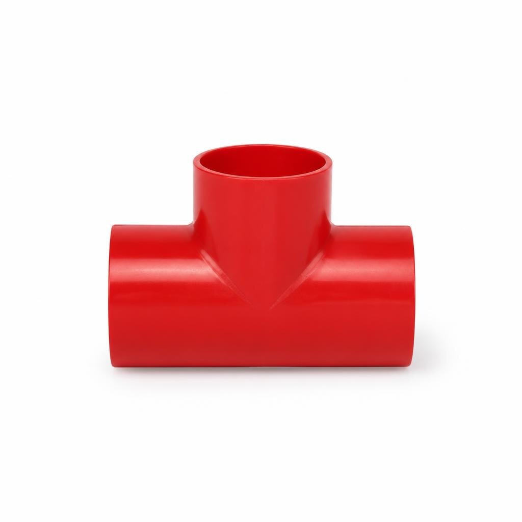 50 X 32MM PVC RED. TEE