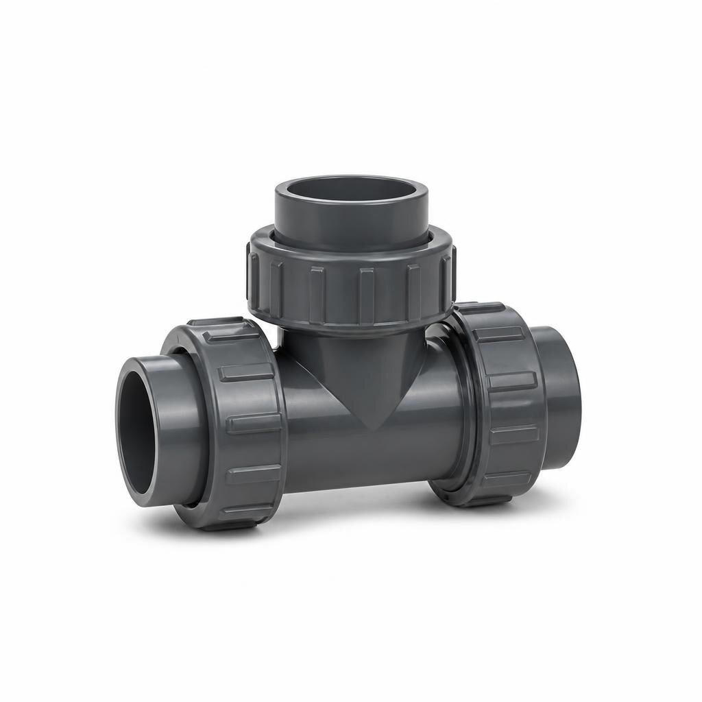 15MM PVC UNION - T/END