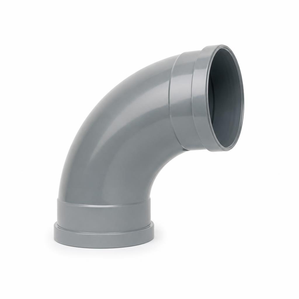 160MM UPVC ELBOW - SWEPT BEND - SIRIM
