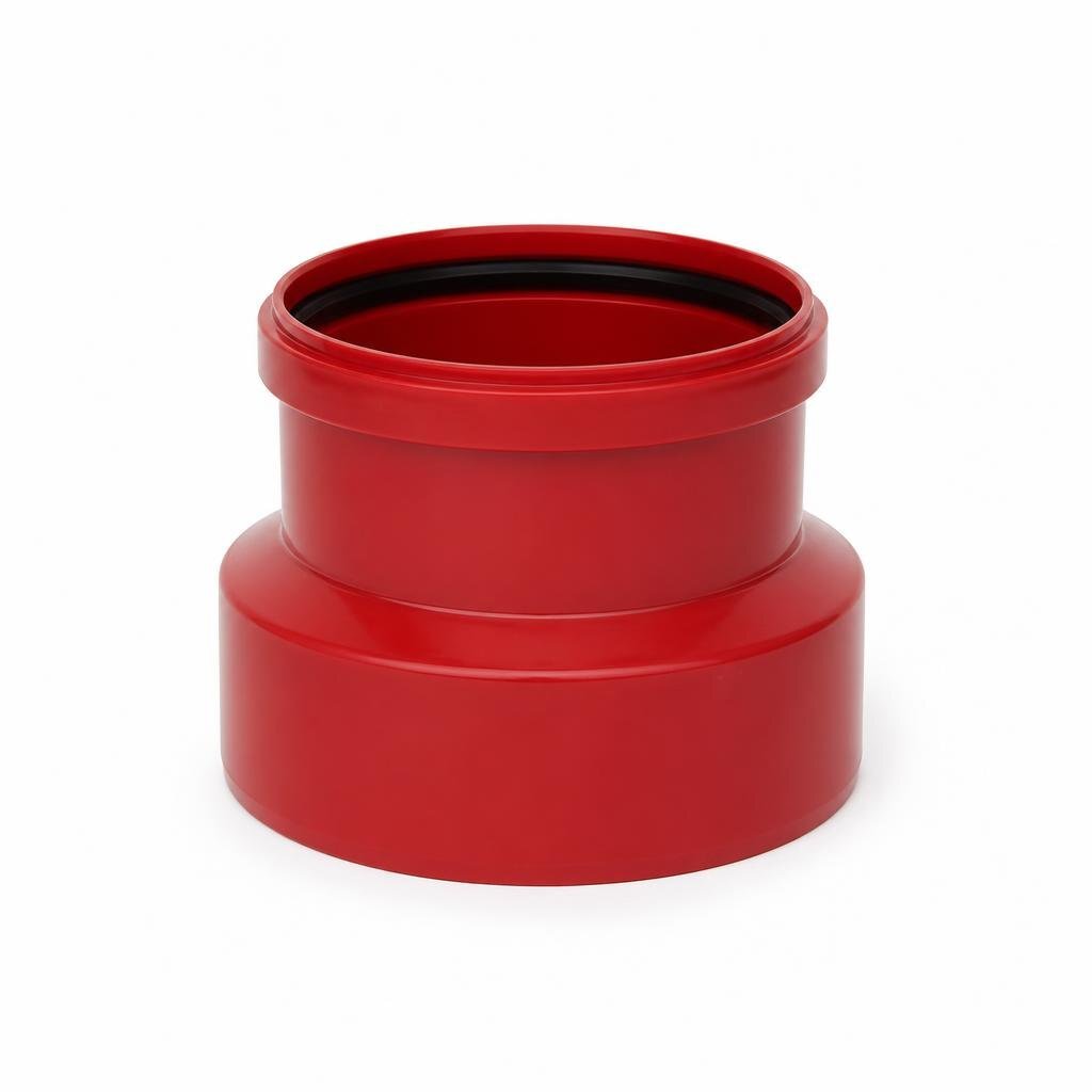 200 X 160MM UPVC RED. SOCKET - CONCENTRIC