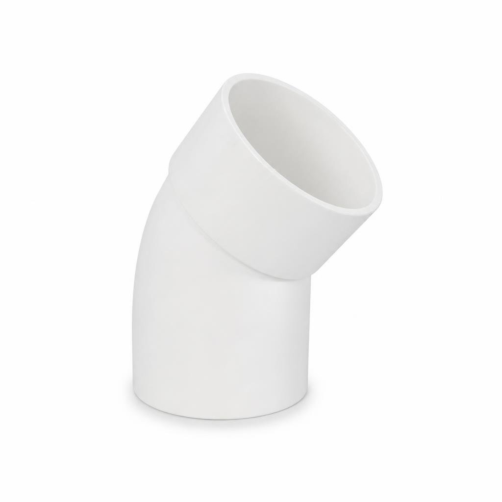 110MM X 45* UPVC ELBOW - UNSWEPT BEND