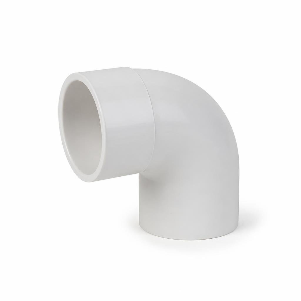 200MM X 45* UPVC ELBOW - UNSWEPT BEND