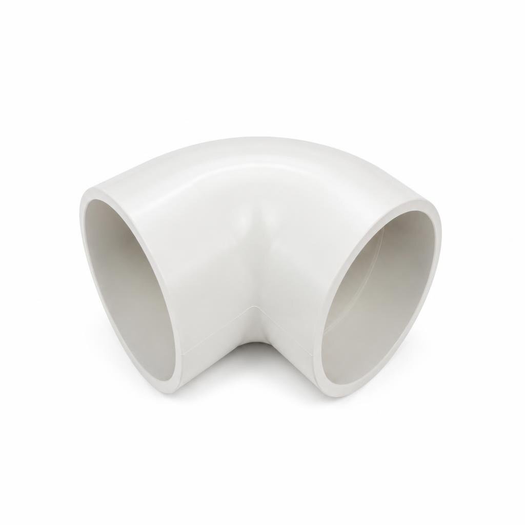 250MM X 45* UPVC ELBOW - UNSWEPT BEND
