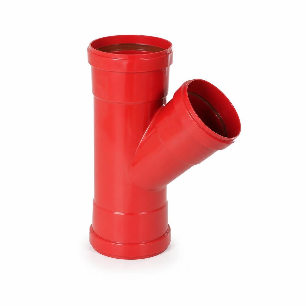 160 X 110MM UPVC RED. TEE - SWEPT BRANCH