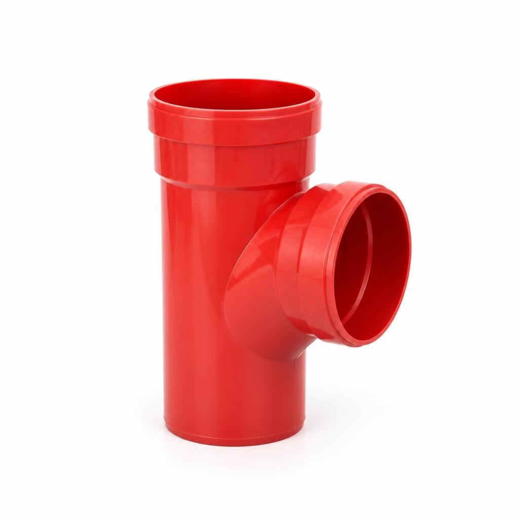 250 X 160MM UPVC RED. TEE - SWEPT BRANCH