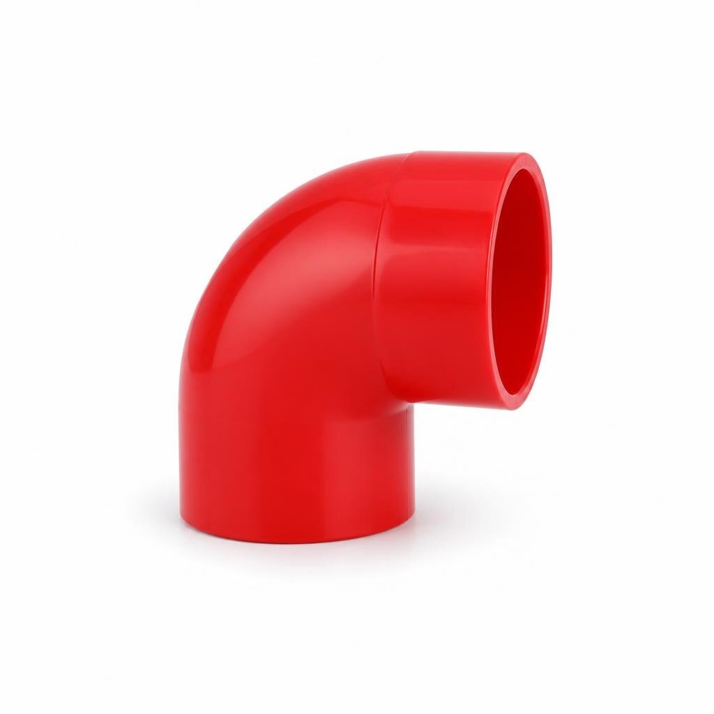 110 X 82MM UPVC RED. ELBOW