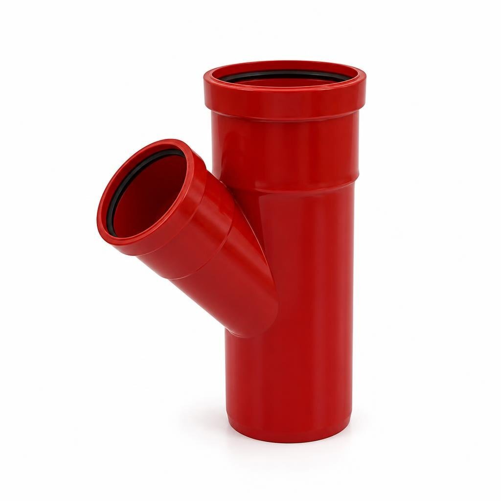 160MM X 110MM UPVC Y RED. TEE - SWEPT BRANCH - SIRIM