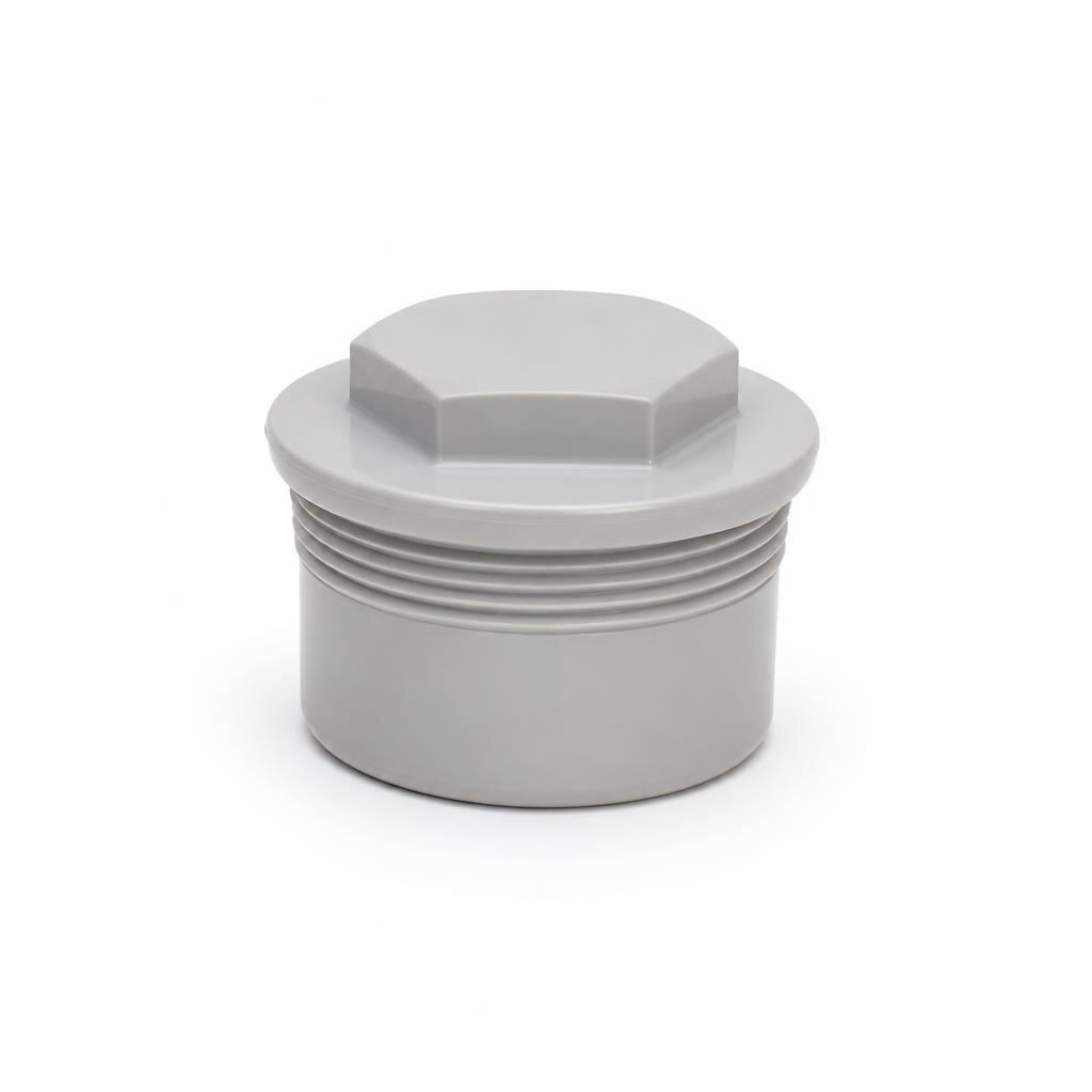 50MM UPVC SOCKET PLUG & SCREW ON CAP