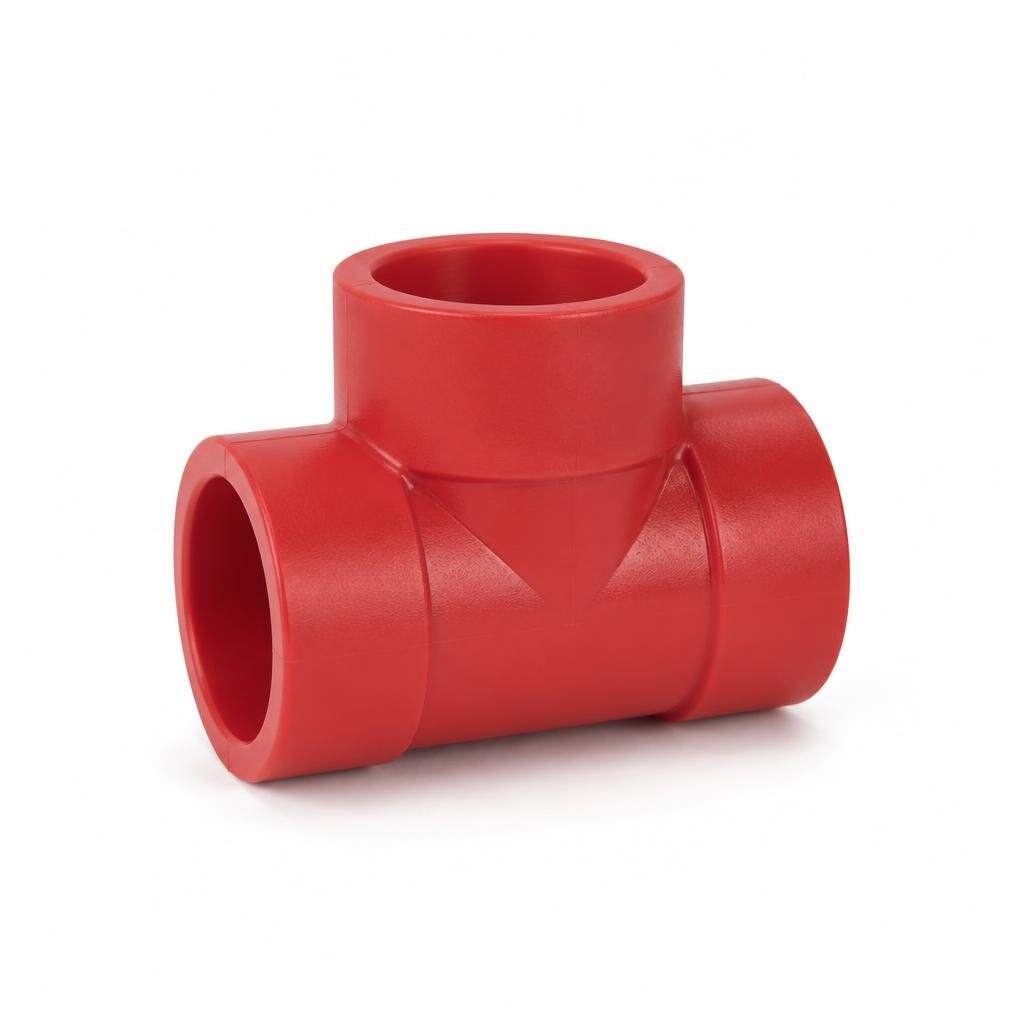TR-776 25 X 25 X 20 BUTE-PE RED. TEE COLD WATER