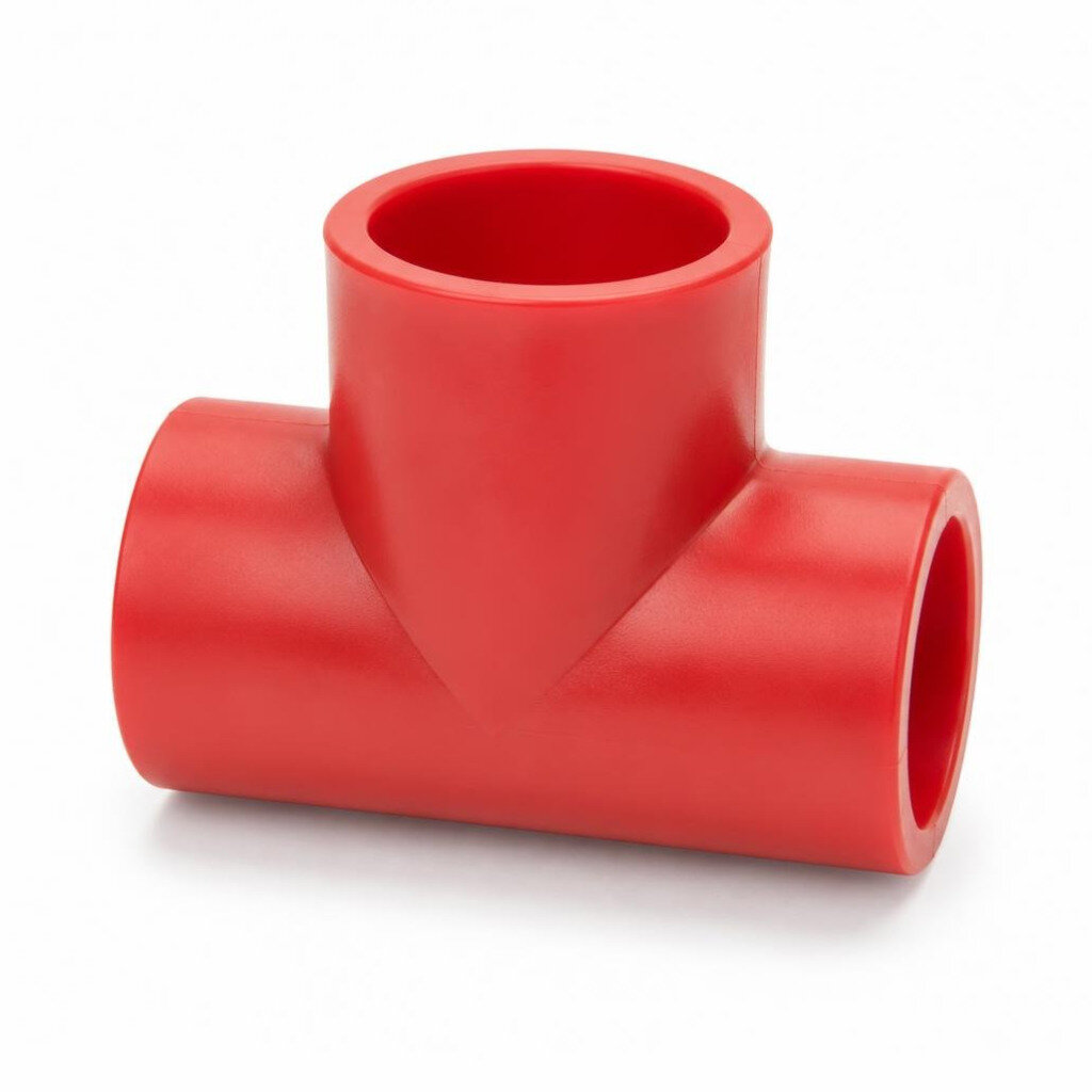 TR-766 25 X 20 X 20 BUTE-PE RED. TEE COLD WATER