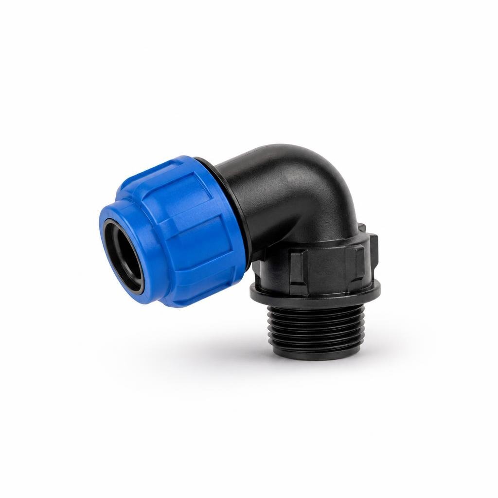 EM-7B 1/2" X 25 BUTE-PE MALE ELBOW COLD WATER