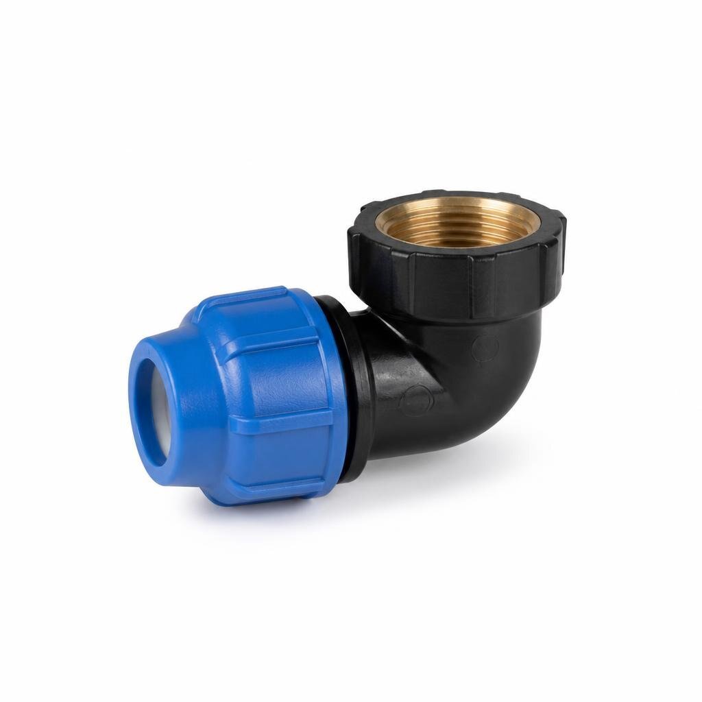 EF-9C 3/4" X 32 BUTE-PE FEMALE SWIVEL ELBOW COLD WATER