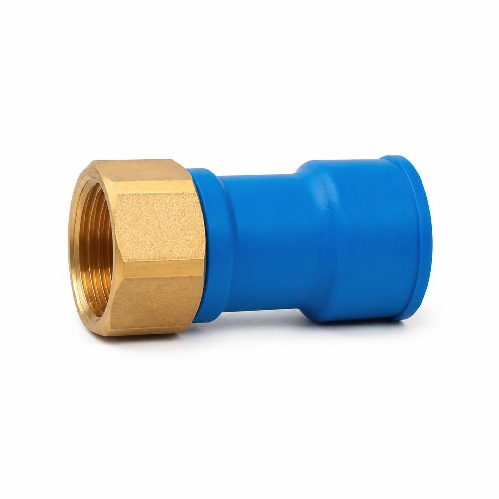SF-7B 1/2" X 25 BUTE-PE  STRAIGHT FEMALE SWIVEL COLD WATER