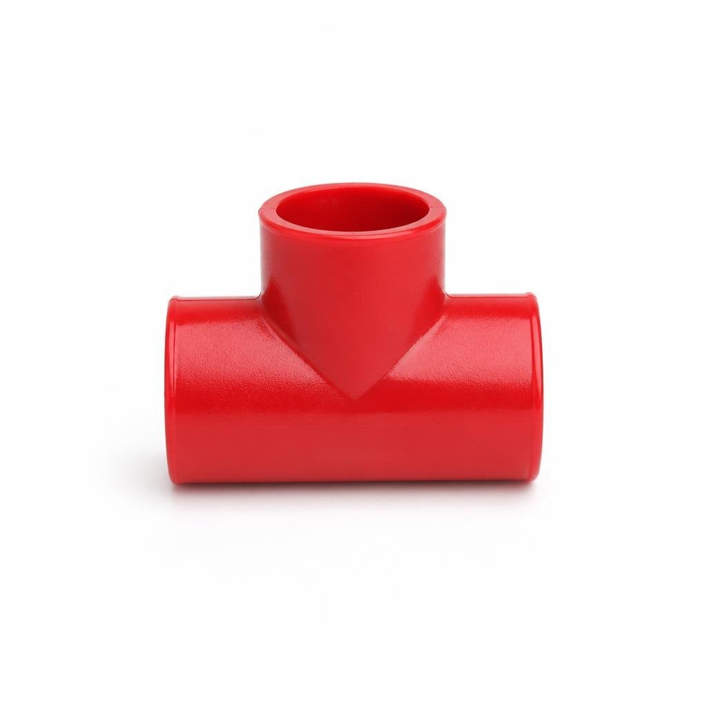 32 X 25MM POLY RED. TEE