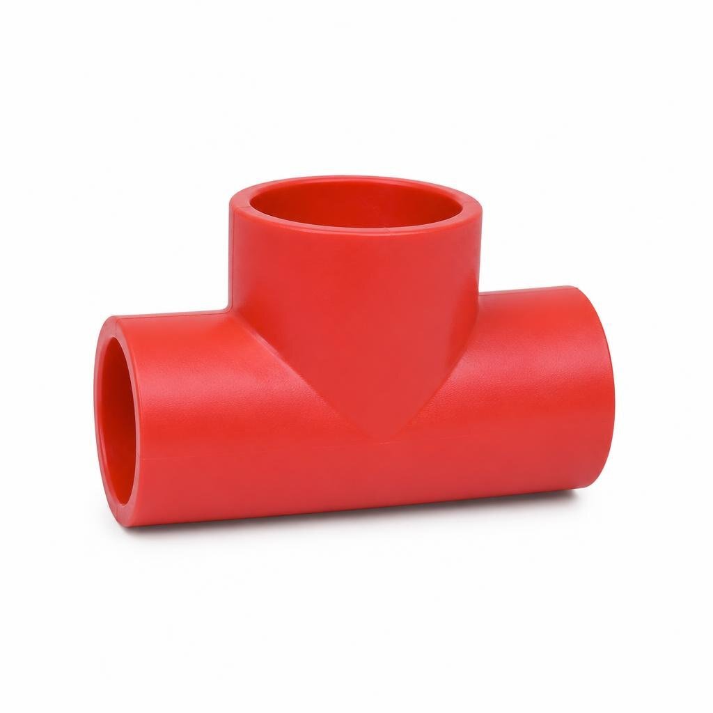 32 X 20MM POLY RED. TEE