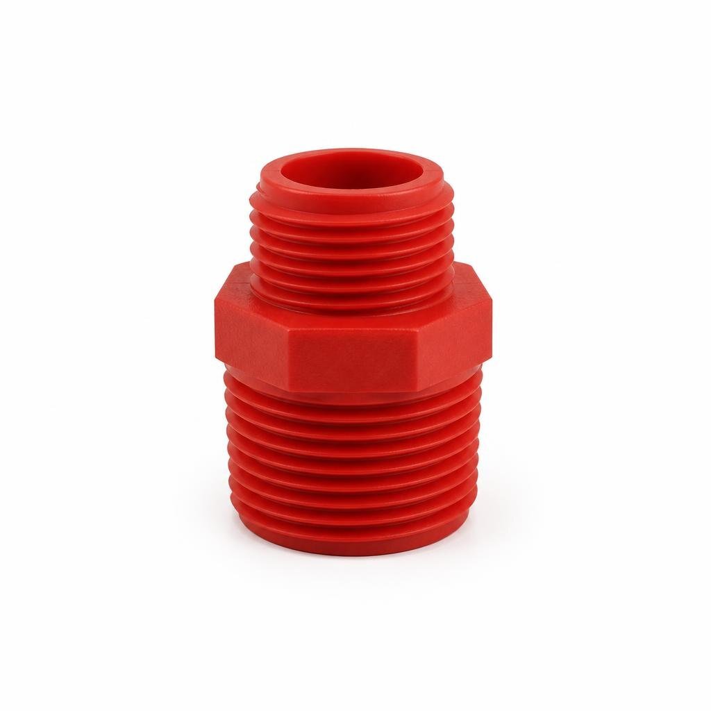 1" X 1/2" POLY RED. NIPPLE