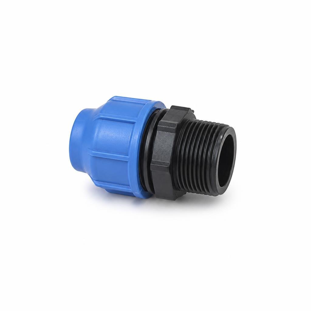 20MM X 1/2" POLY MALE THREADED ADAPTOR - MTA
