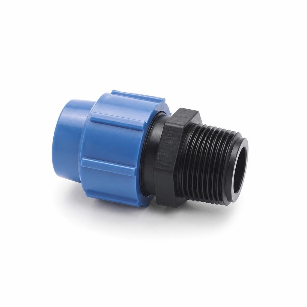32MM X 1" POLY MALE THREADED ADAPTOR - MTA