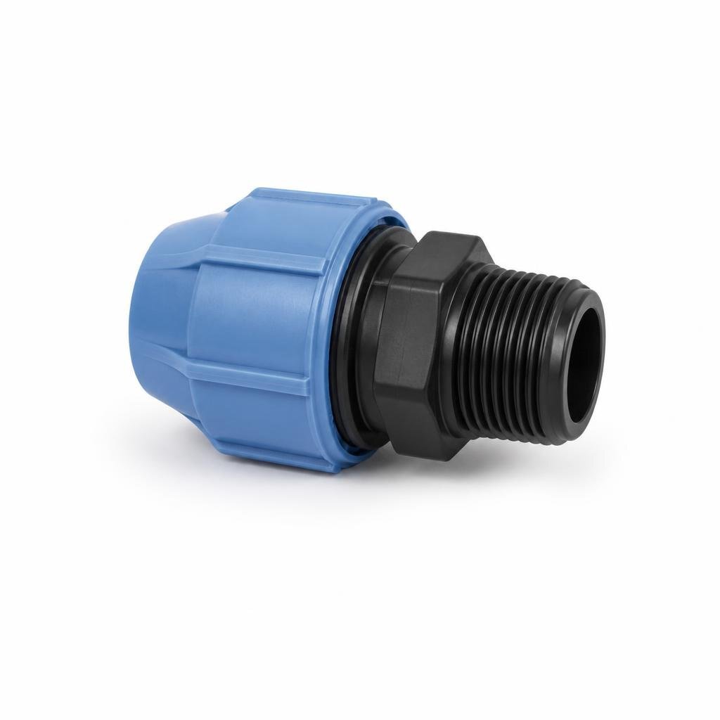 25MM X 1" POLY MALE THREADED ADAPTOR - MTA