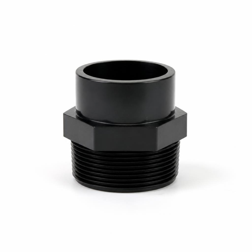 63MM X 2" POLY MALE THREADED ADAPTOR - MTA