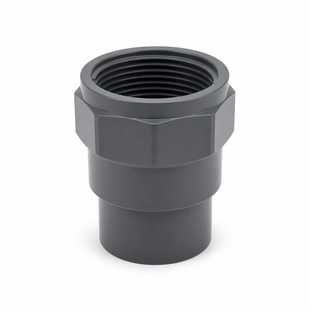 50MM X 1 1/2" POLY  FEMALE THREADED ADAPTOR- FTA
