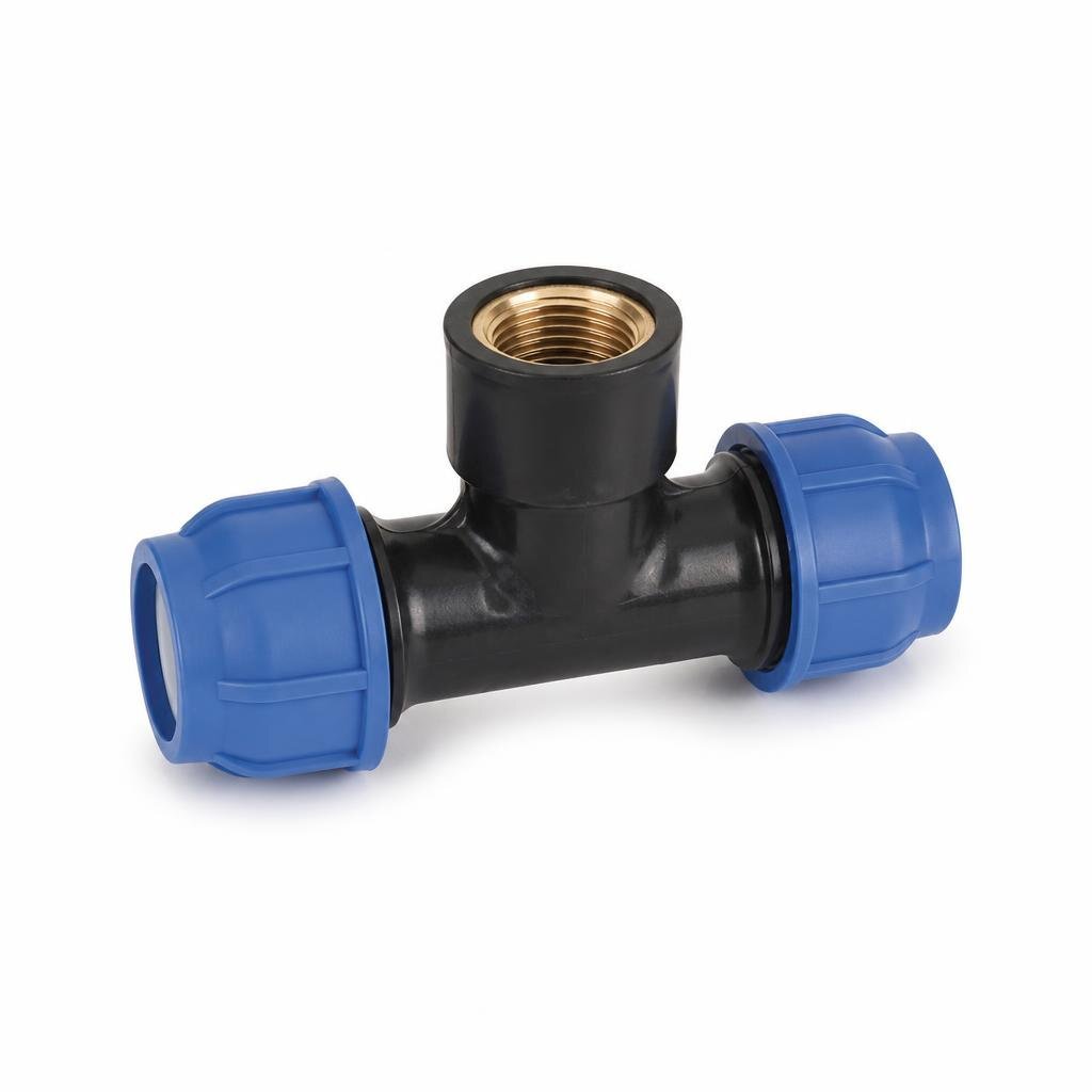 20MM X 1/2" POLY FEMALE TEE - FT