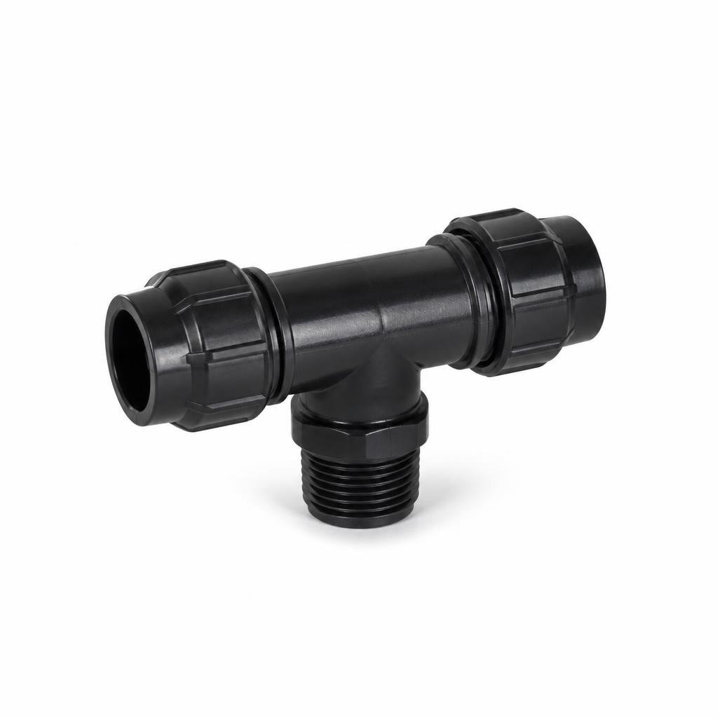 20MM X 1/2" POLY MALE TEE - MT