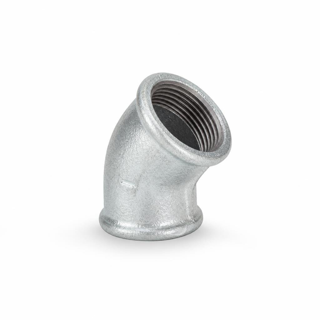 25MM X 45* G.I EQUAL ELBOW