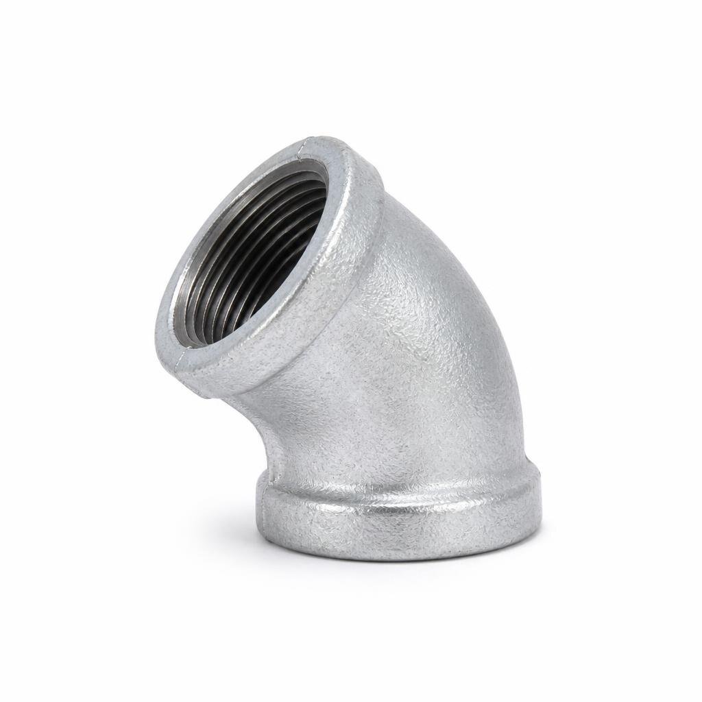 50MM X 45* G.I EQUAL ELBOW