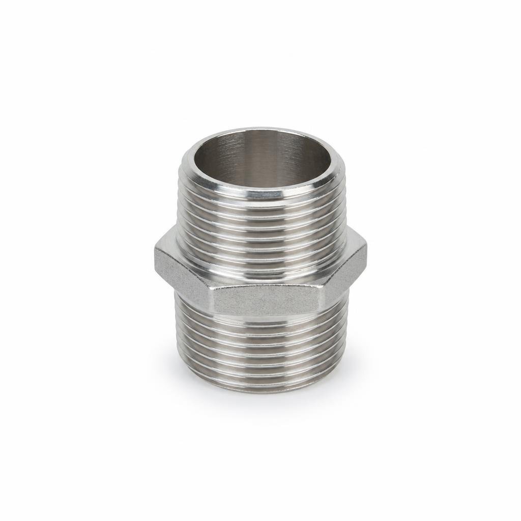 25MM S/STEEL HEXAGON NIPPLE