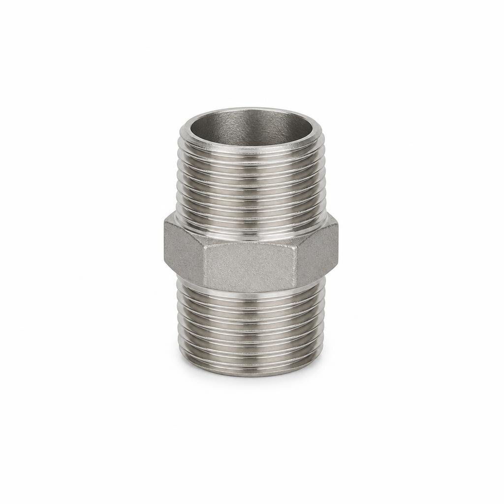 50MM S/STEEL HEXAGON NIPPLE