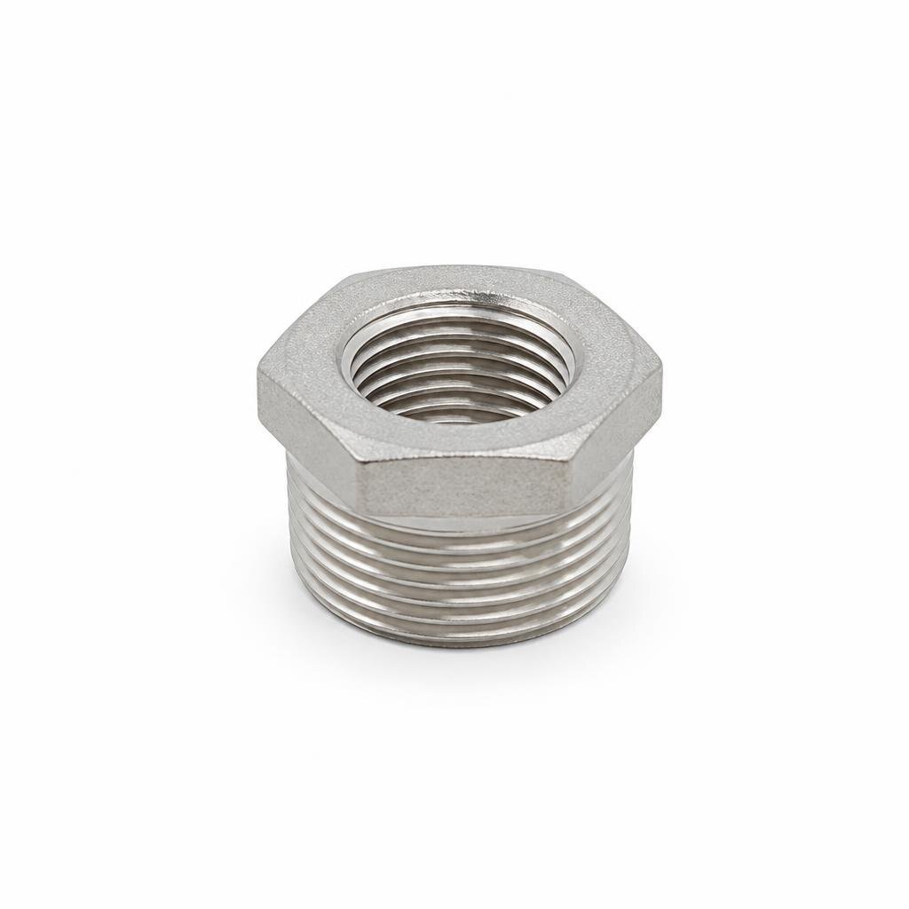 15 X 10MM S/STEEL HEXAGON BUSHING
